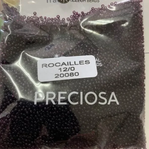 Preciosa Round Seed Beads 20080 12/0  3.5 Oz