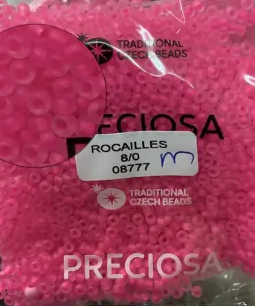 Preciosa Round Seed Beads 08777 8/0 3.5 Oz Matte
