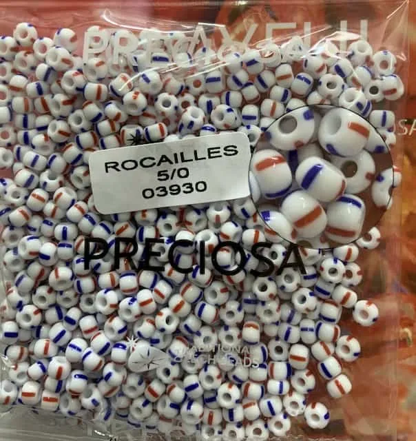 Preciosa Round Seed Beads 03930 5/0 3.5 Oz