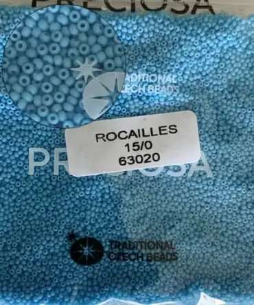 Preciosa Round Seed Beads 63020 15/0 3.5 Oz