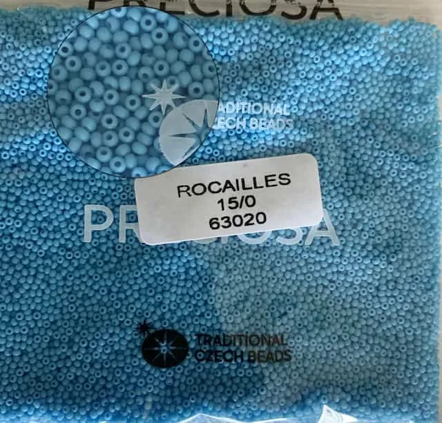 Preciosa Round Seed Beads 63020 15/0 3.5 Oz