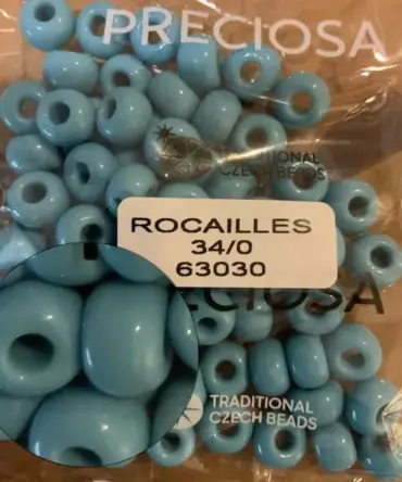 Preciosa Round Seed Beads 63030 34/0 3.5 Oz
