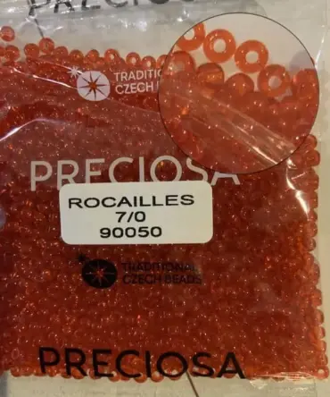 Preciosa Round Seed Beads 90050 7/0 3.5 Oz