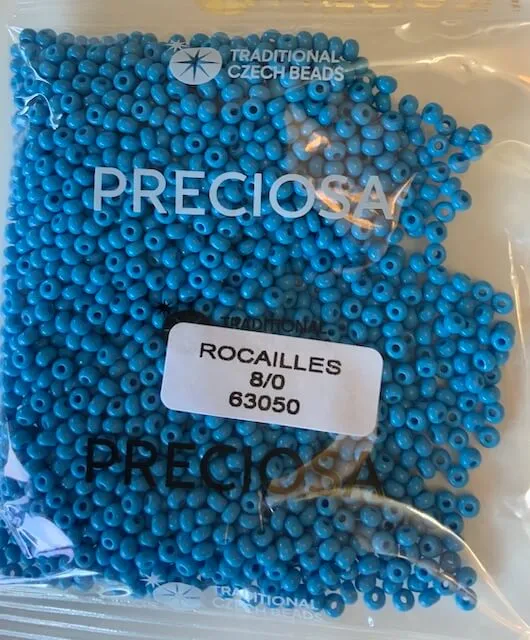 Preciosa Round Seed Beads 63050 8/0 3.5 Oz