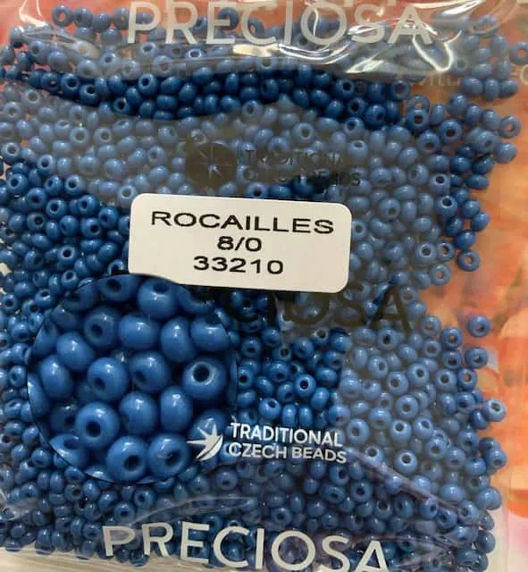 Preciosa Round Seed Beads 33210 8/0  3.5 Oz
