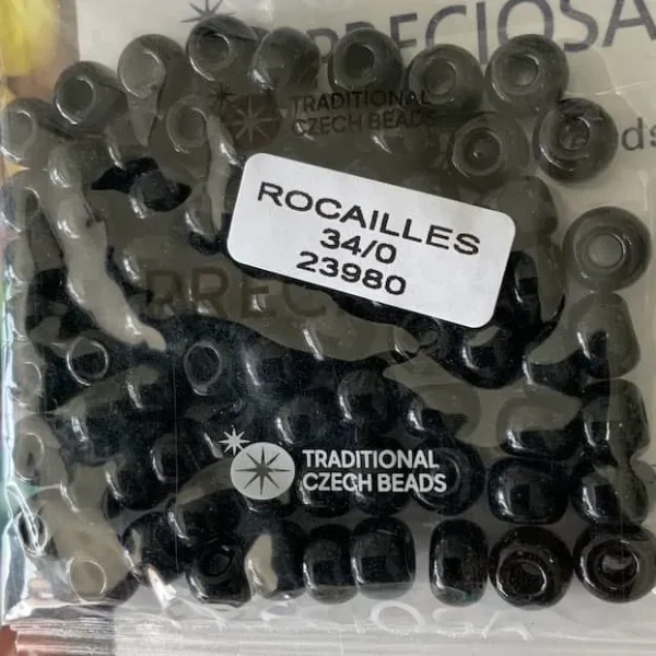 Preciosa Round Seed Beads 23980 34/0 3.5 Oz