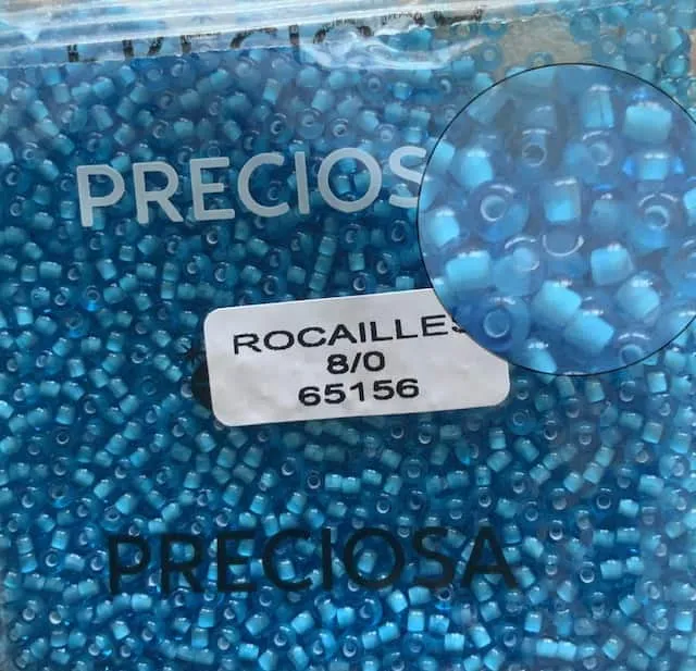 Preciosa Round Seed Beads 65156 8/0 3.5 Oz