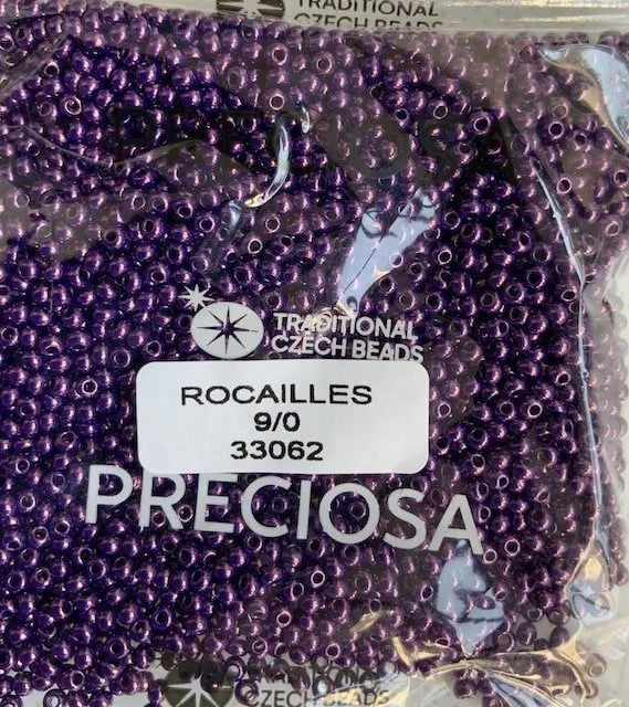 Preciosa Round Seed Beads 33062 9/0 3.5 Oz