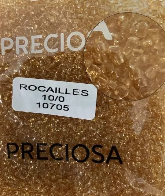 Preciosa Round Seed Beads 10705 10/0 3.5 Oz