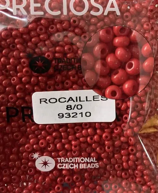 Preciosa Round Seed Beads 93210 8/0 3.5 Oz