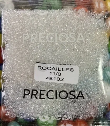 Preciosa Round Seed Beads 48102 11/0 3.5 Oz