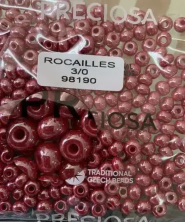 Preciosa Round Seed Beads 98190 3/0 3.5 Oz