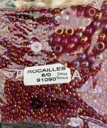 Preciosa Round Seed Beads 91090 8/0 3.5 Oz