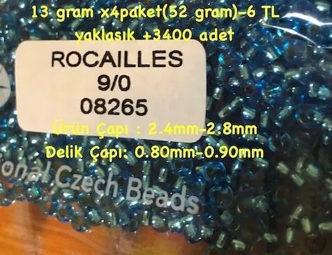 Preciosa Round Seed Beads 08265 9/0  3.5 Oz