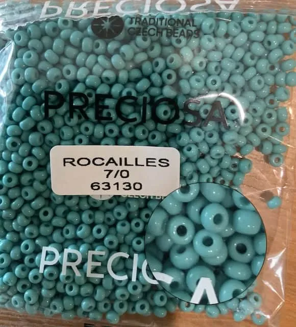 Preciosa Round Seed Beads 63130 7/0 3.5 Oz