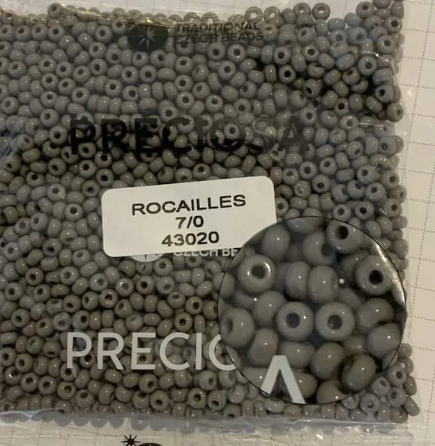 Preciosa Round Seed Beads 43020 7/0 3.5 Oz