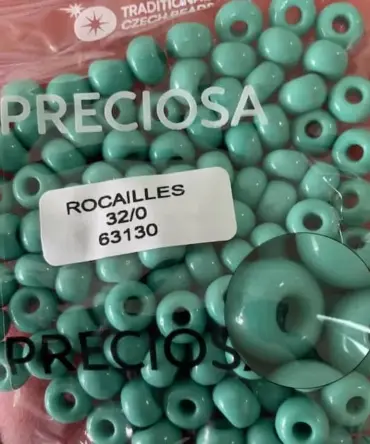 Preciosa Round Seed Beads 63130 32/0 3.5 Oz