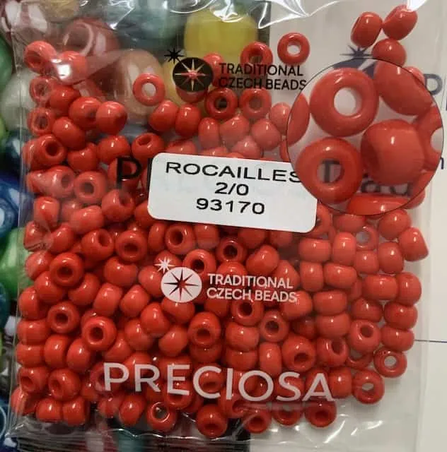 Preciosa Round Seed Beads 93170 2/0  3.5 Oz
