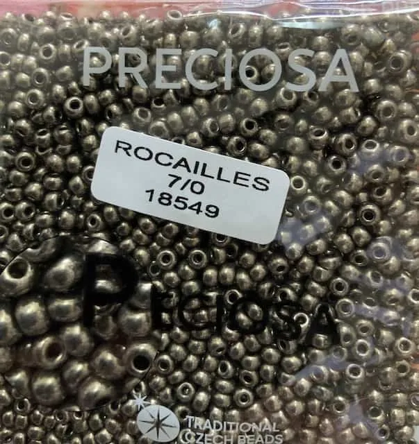 Preciosa Round Seed Beads 18549 7/0 3.5 Oz