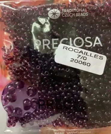 Preciosa Round Seed Beads 20060 7/0 3.5 Oz