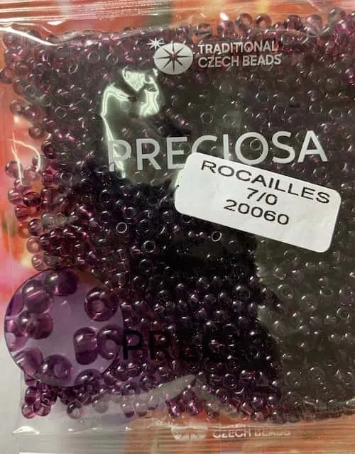 Preciosa Round Seed Beads 20060 7/0 3.5 Oz