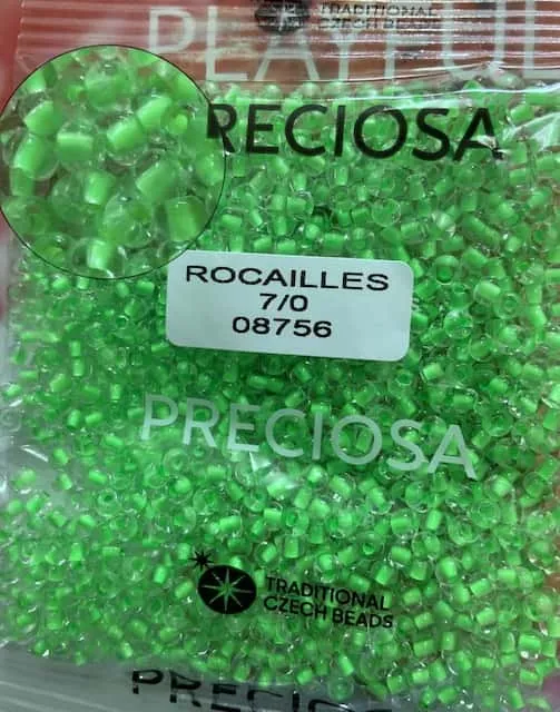Preciosa Round Seed Beads 08756 7/0 3.5 Oz