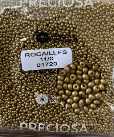 Preciosa Round Seed Beads 01720 11/0 3.5 Oz