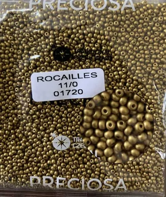 Preciosa Round Seed Beads 01720 11/0 3.5 Oz