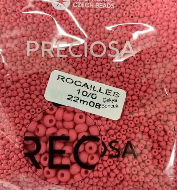 Preciosa Round Seed Beads 22M08 10/0 3.5 oz Matte