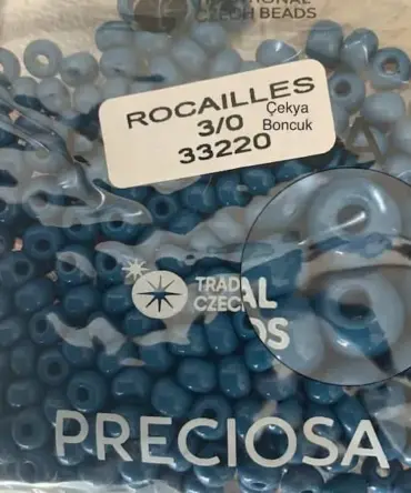 Preciosa Round Seed Beads 33220 3/0  3.5 Oz