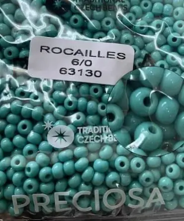 Preciosa Round Seed Beads 63130 6/0 3.5 Oz