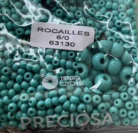 Preciosa Round Seed Beads 63130 6/0 3.5 Oz