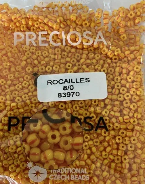 Preciosa Round Seed Beads 83970 8/0  3.5 Oz