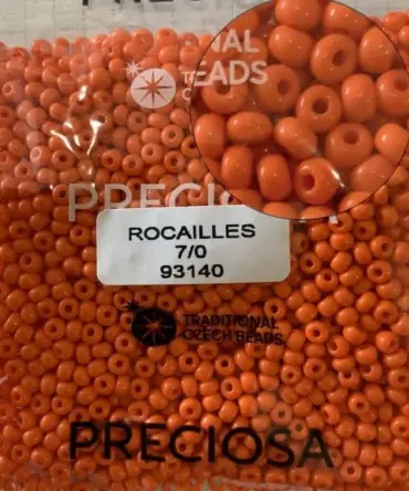 Preciosa Round Seed Beads 93140 7/0 3.5 Oz
