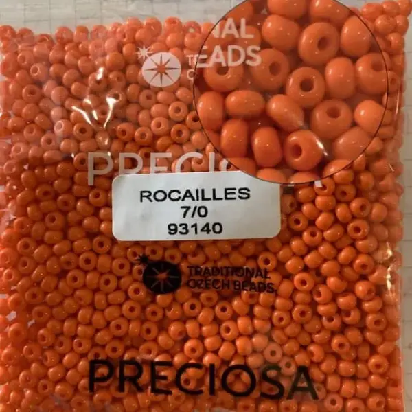 Preciosa Round Seed Beads 93140 7/0 3.5 Oz