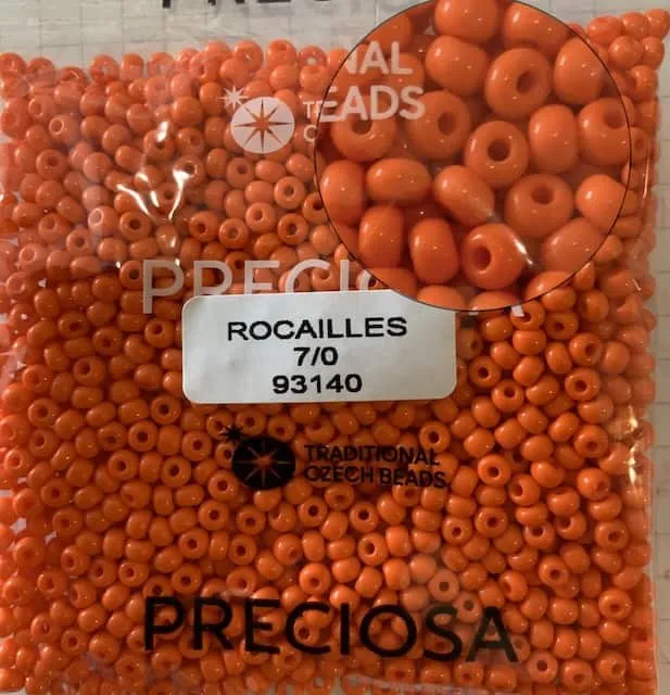 Preciosa Round Seed Beads 93140 7/0 3.5 Oz
