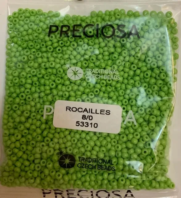 Preciosa Round Seed Beads 53310 8/0 3.5 Oz