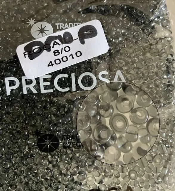 Preciosa Drops Beads 40010 8/0 3.5 Oz