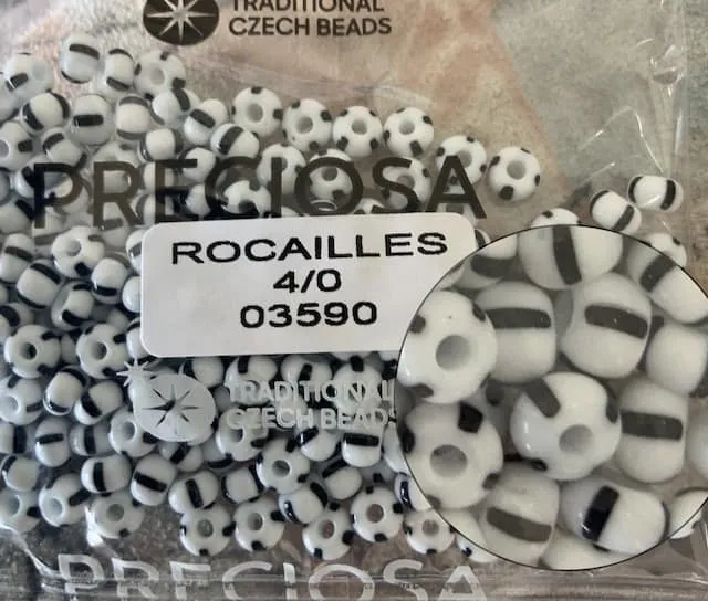 Preciosa Round Seed Beads 03590 4/0 3.5 Oz