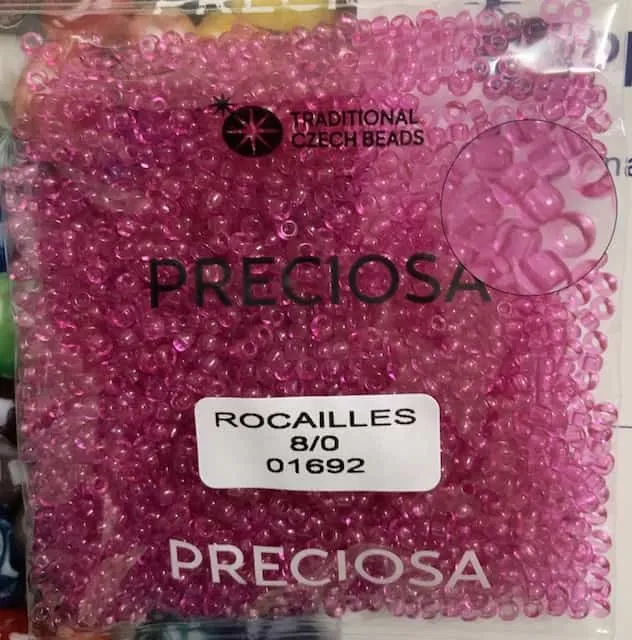 Preciosa Round Seed Beads 01692 8/0 3.5 Oz