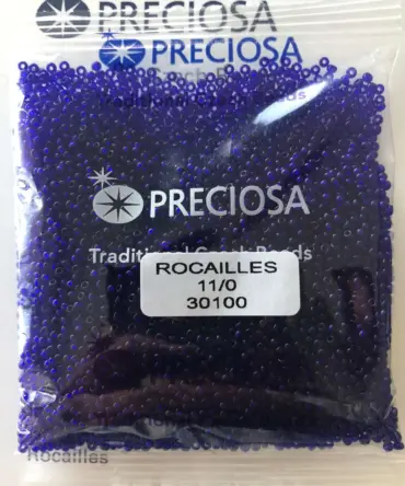 Preciosa Round Seed Beads 30100 11/0 3.5 Oz
