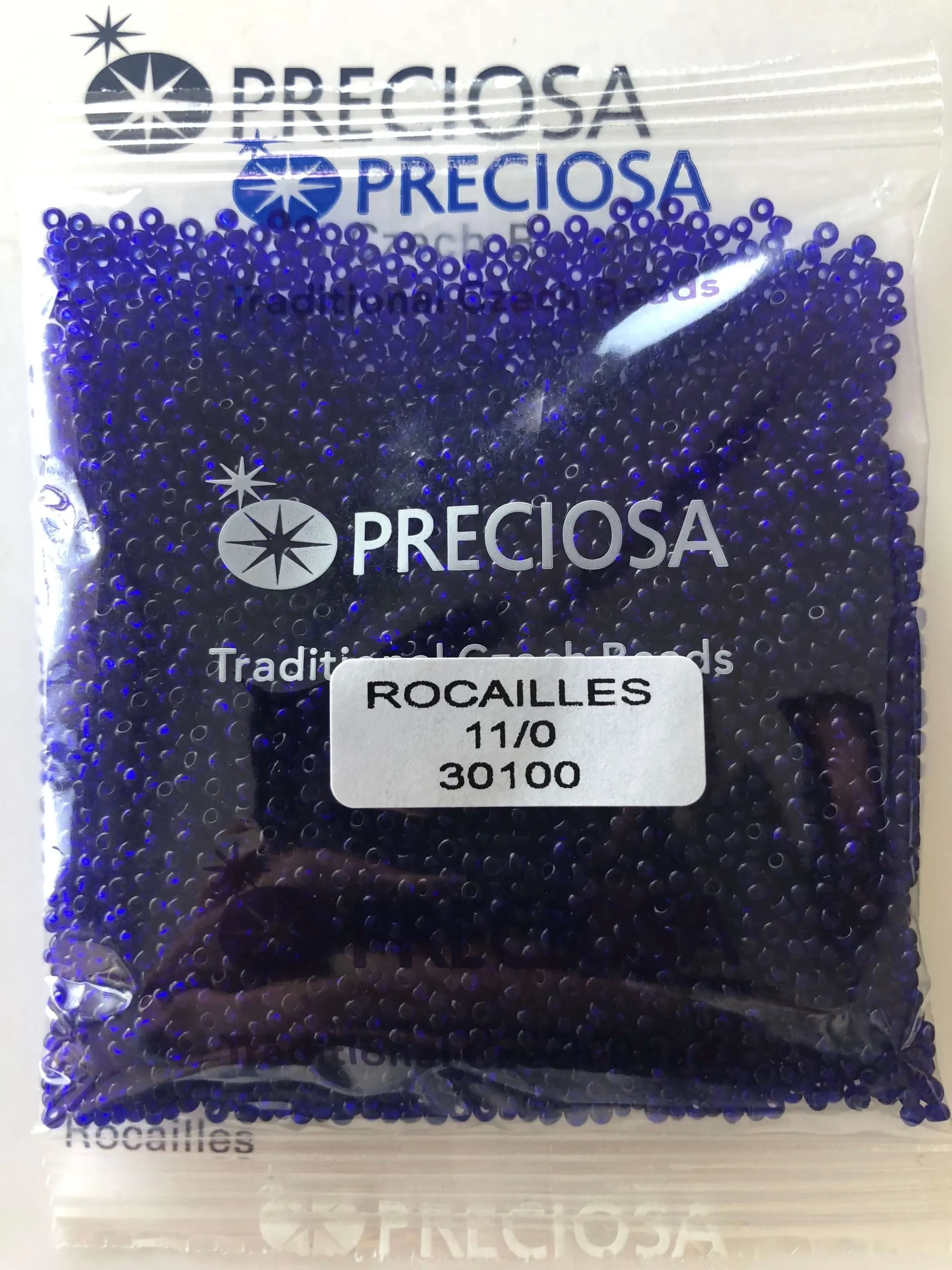 Preciosa Round Seed Beads 30100 11/0 3.5 Oz