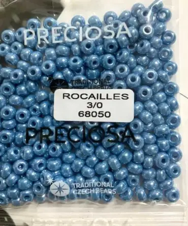 Preciosa Round Seed Beads 68050 3/0 3.5 Oz