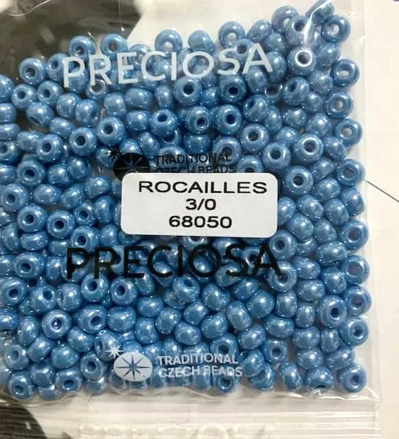 Preciosa Round Seed Beads 68050 3/0 3.5 Oz