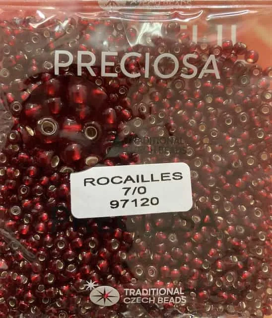 Preciosa Round Seed Beads 97120 7/0 3.5 Oz