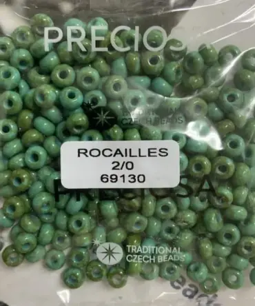 Preciosa Round Seed Beads 69130 2/0 3.5 Oz