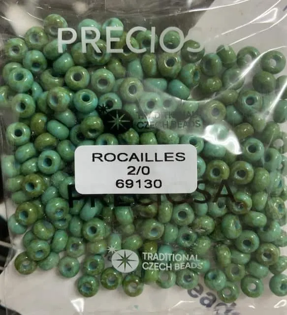 Preciosa Round Seed Beads 69130 2/0 3.5 Oz