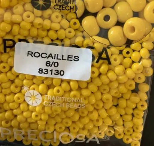 Preciosa Round Seed Beads 83130 6/0 3.5 Oz