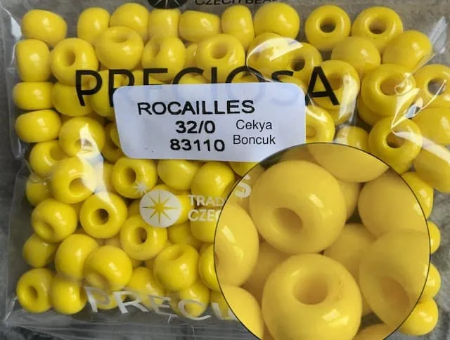 Preciosa Round Seed Beads 83110 32/0 3.5 Oz