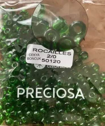 Preciosa Round Seed Beads 50120 2/0 3.5 Oz